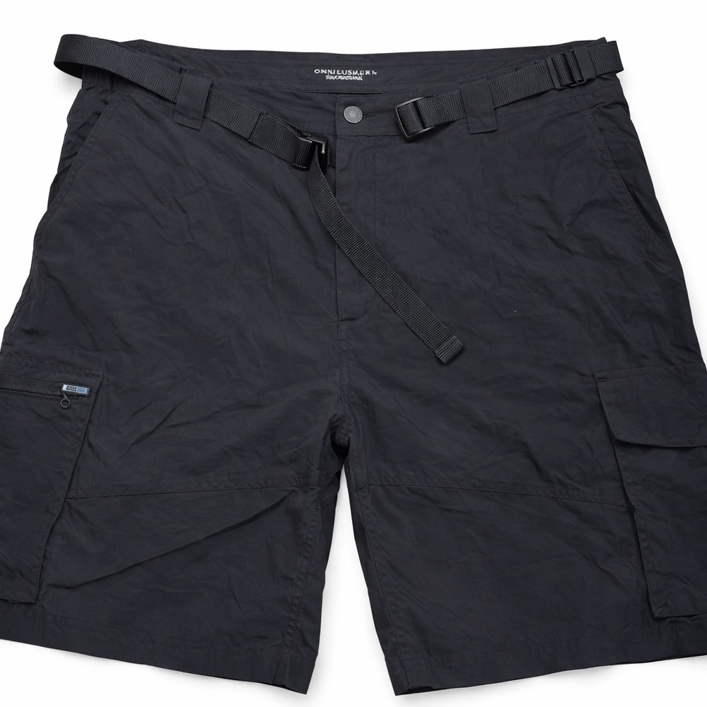 Columbia Men's Black Cargo Shorts